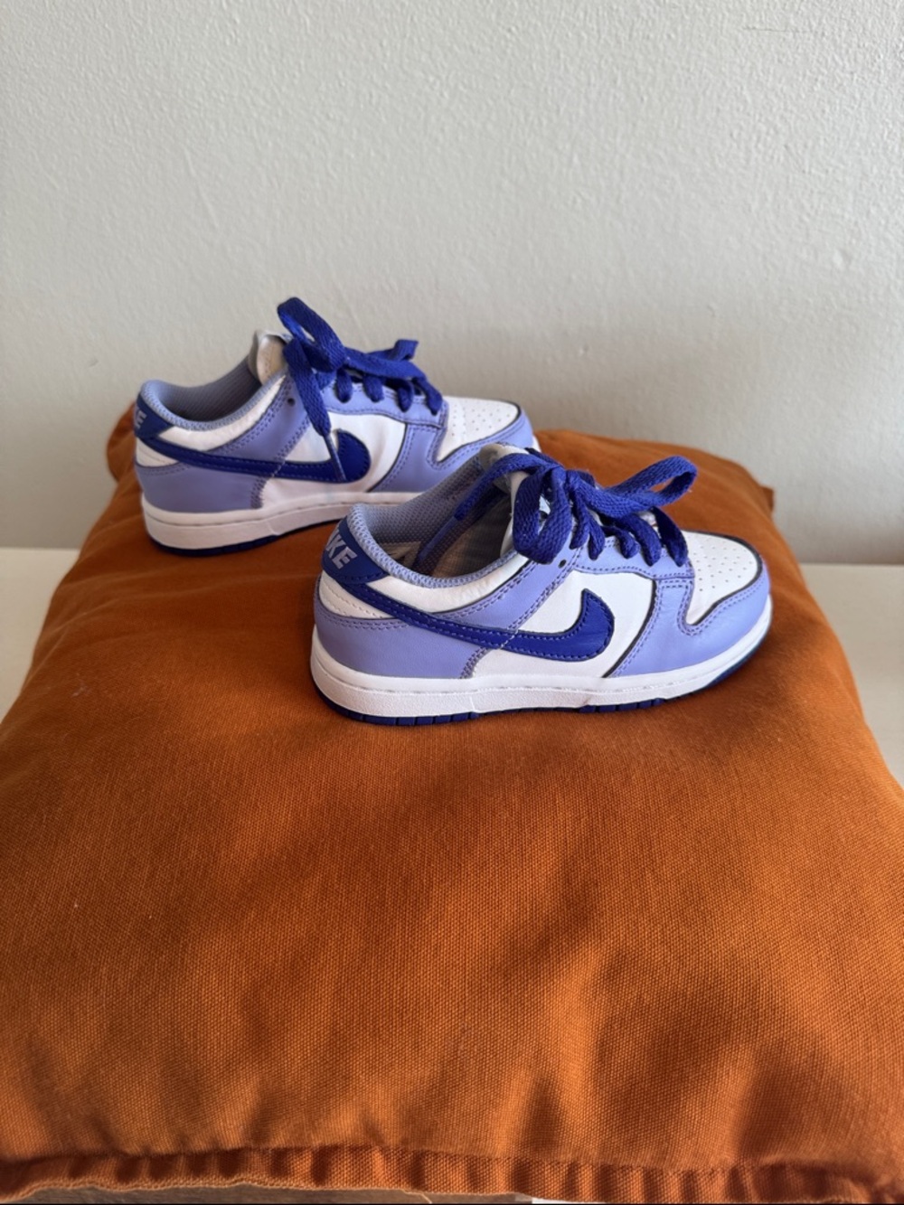 Nike Dunk Low Blueberry Sneakers DZ4457-100 Sz 10.5C Preschool - Picture 5 of 8